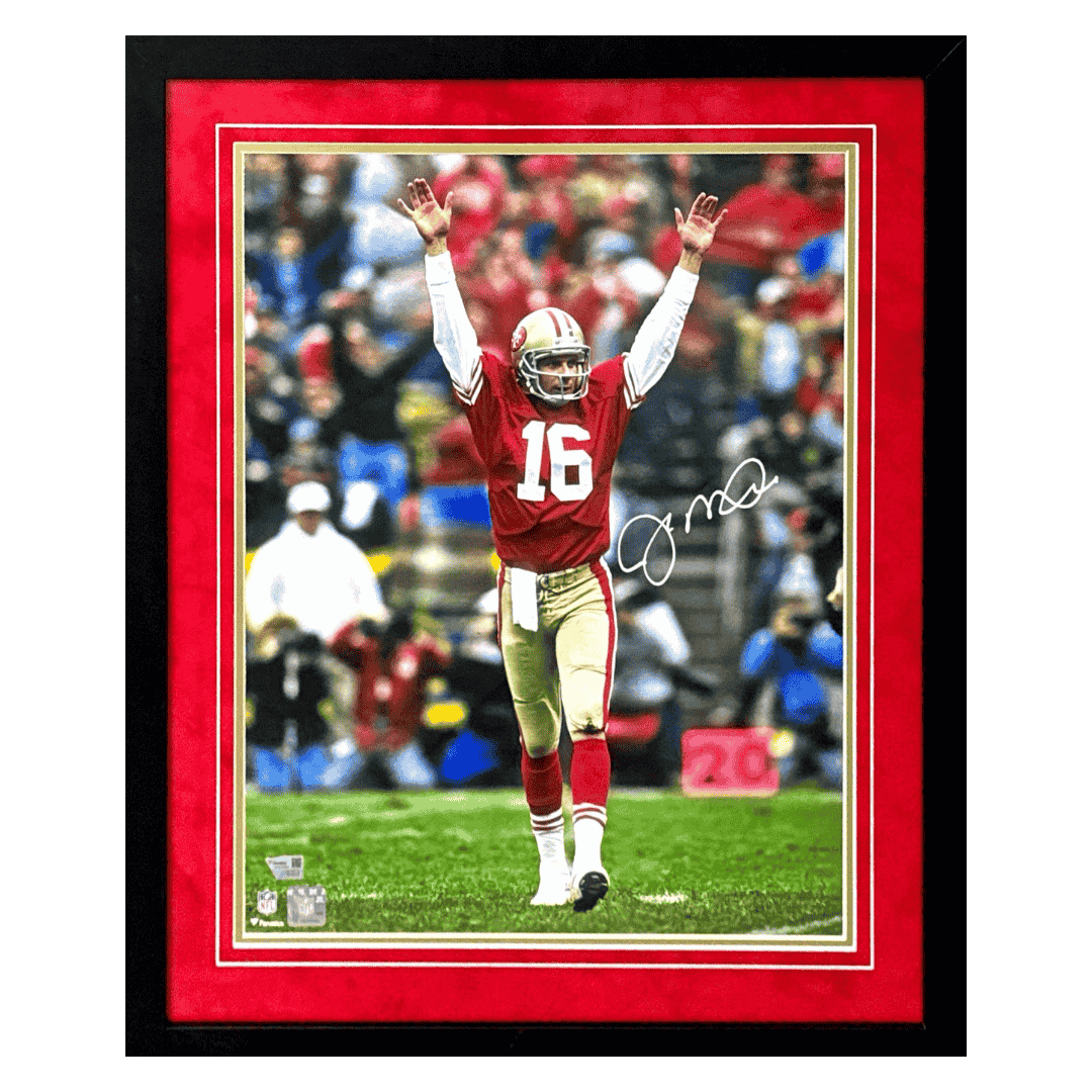 Joe Montana San Francisco 49ers Autographed Framed 16x20 Photo - Fanatics COA