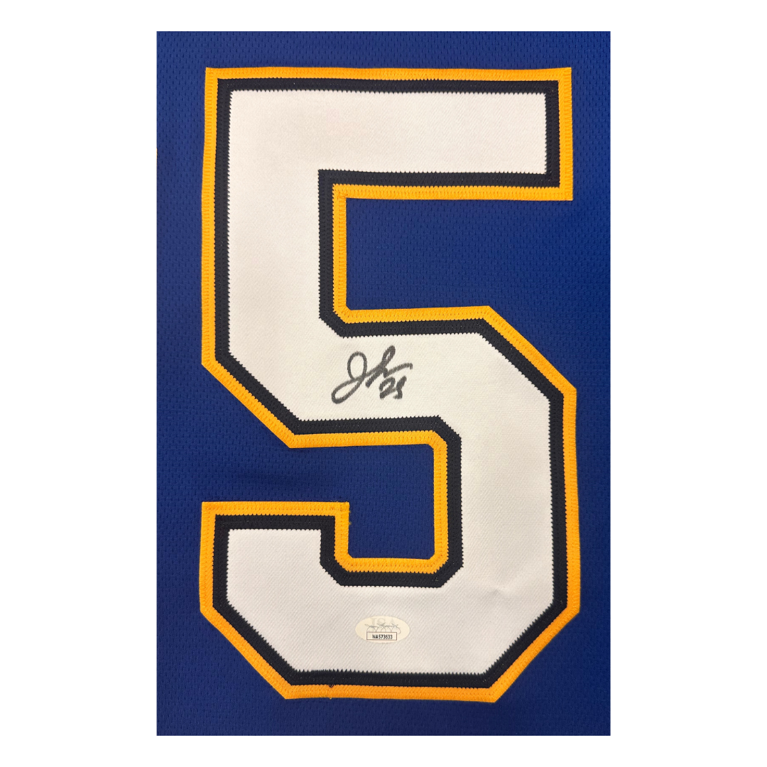 Jordan Kyrou St Louis Blues Autographed Fanatics Home Jersey - JSA COA