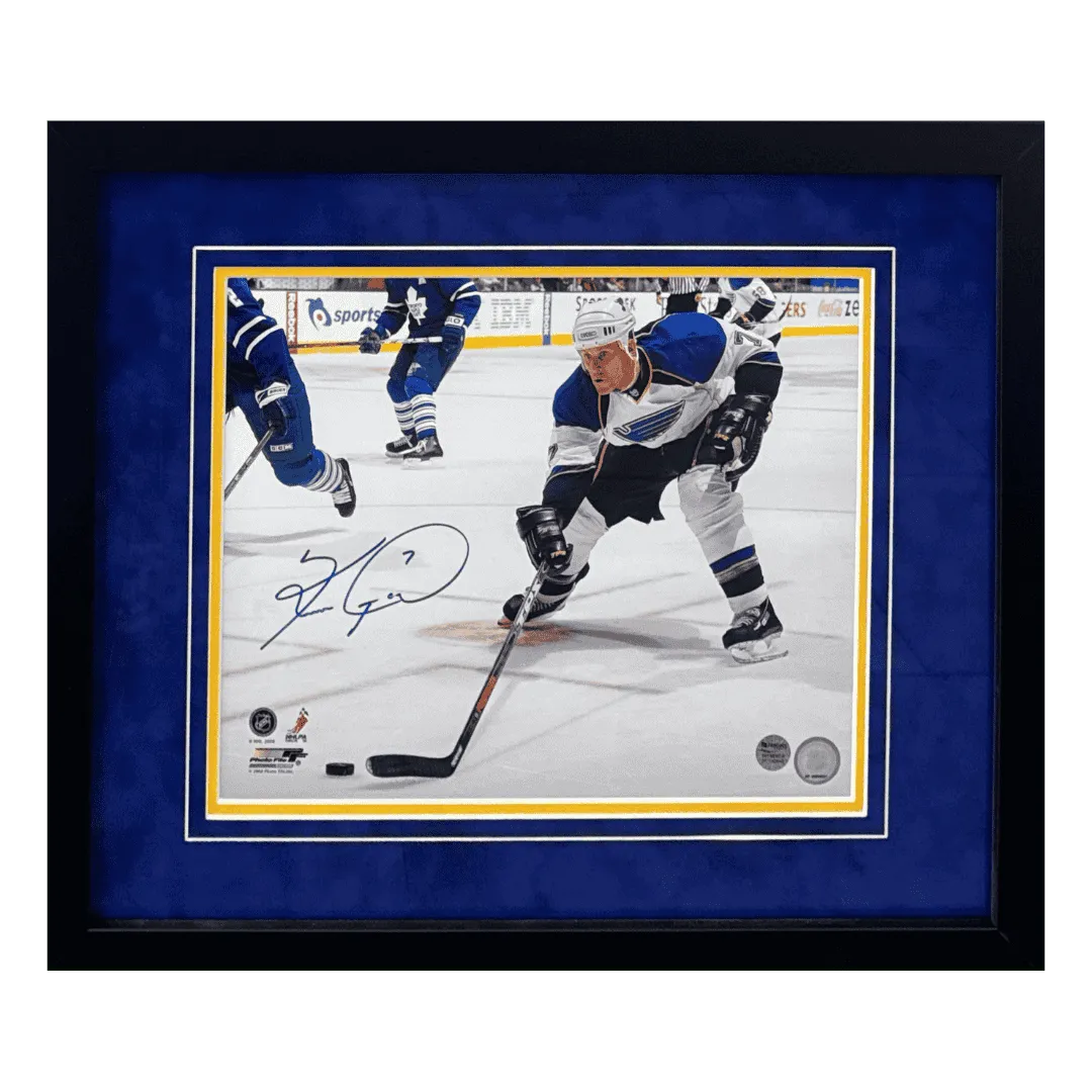Keith Tkachuk St Louis Blues Autographed Framed 11x14 Photo - Fan Cave COA