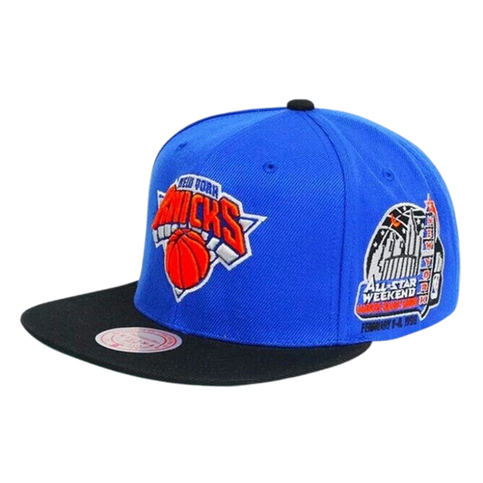 New York Knicks Mitchell and Ness 1998 All Star Side Patch Snapback Hat