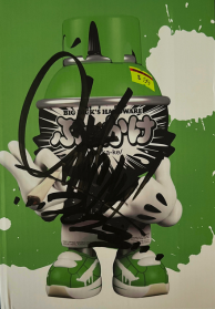 Superplastic Pakalolo Green By OG Slick 8 Inch Figure - Autographed Box