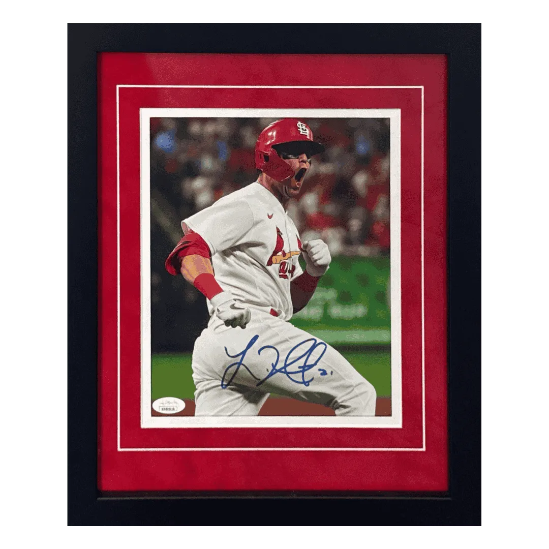 Lars Nootbaar St Louis Cardinals Autographed Framed 8x10 - JSA COA