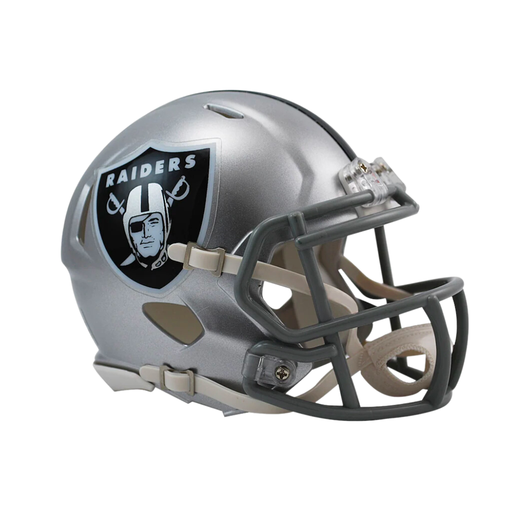 Las Vegas Raiders Speed Riddell Mini Football Helmet