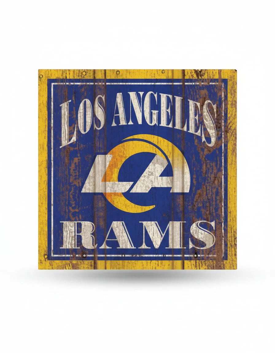 Los Angeles Rams Wooden Magnet 3" x 3"