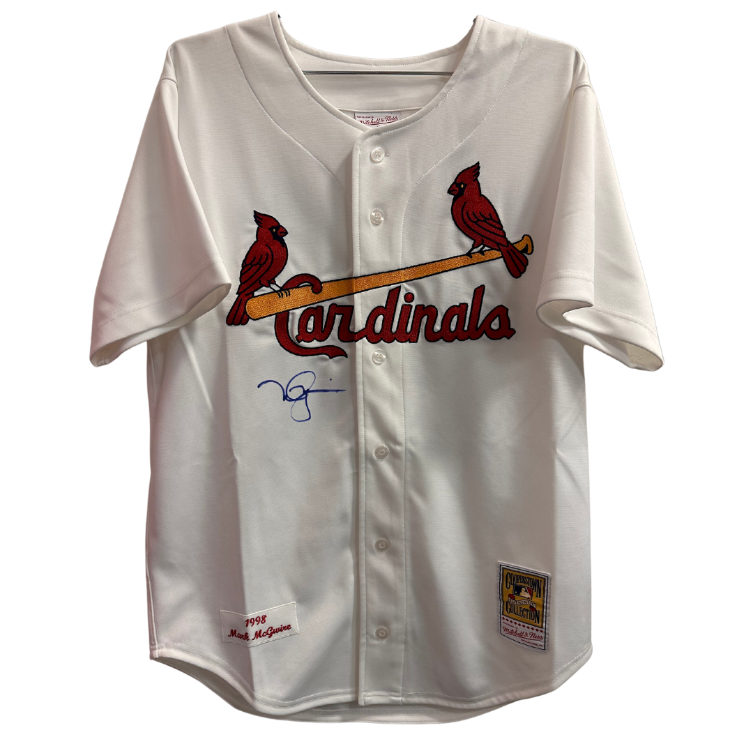 Framed St Louis Cardinals Stan Musial Autographed Signed Jersey Stan The  Man Coa