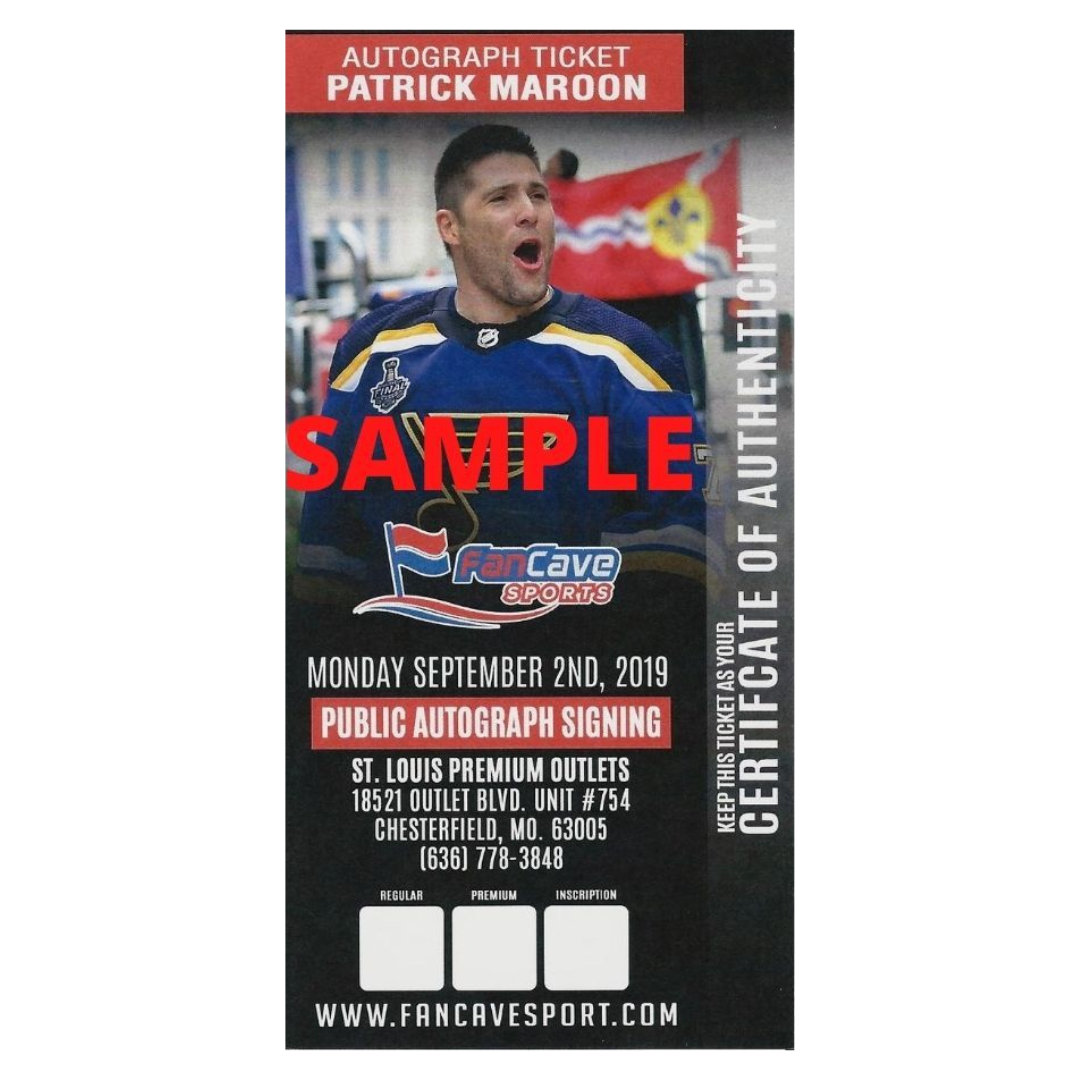 Patrick Maroon St Louis Blues Autographed Cup Celebration 16x20 Photo - Fan Cave COA