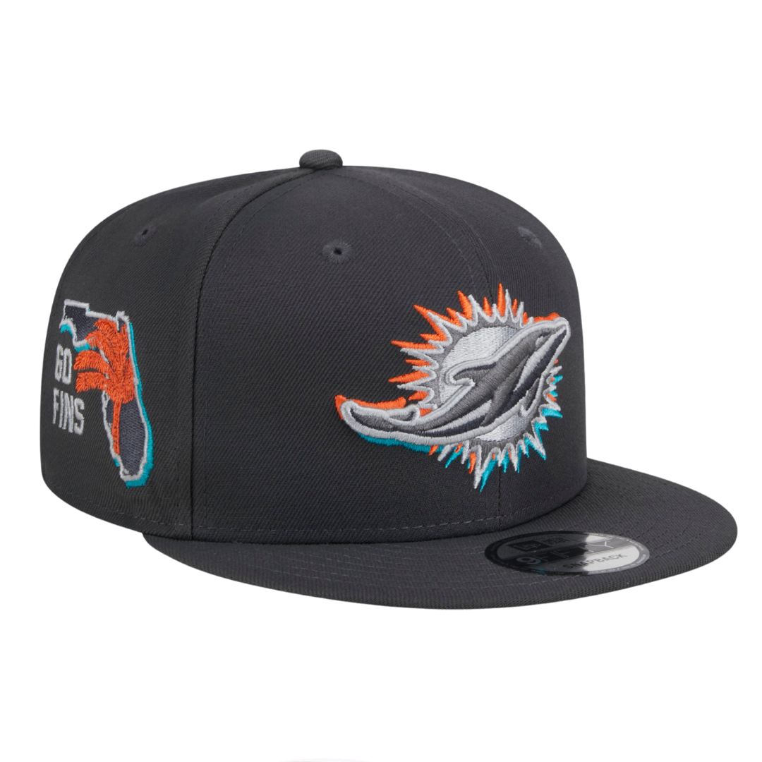 Miami Dolphins 2024 NFL Draft Grey 9FIFTY Snapback Hat