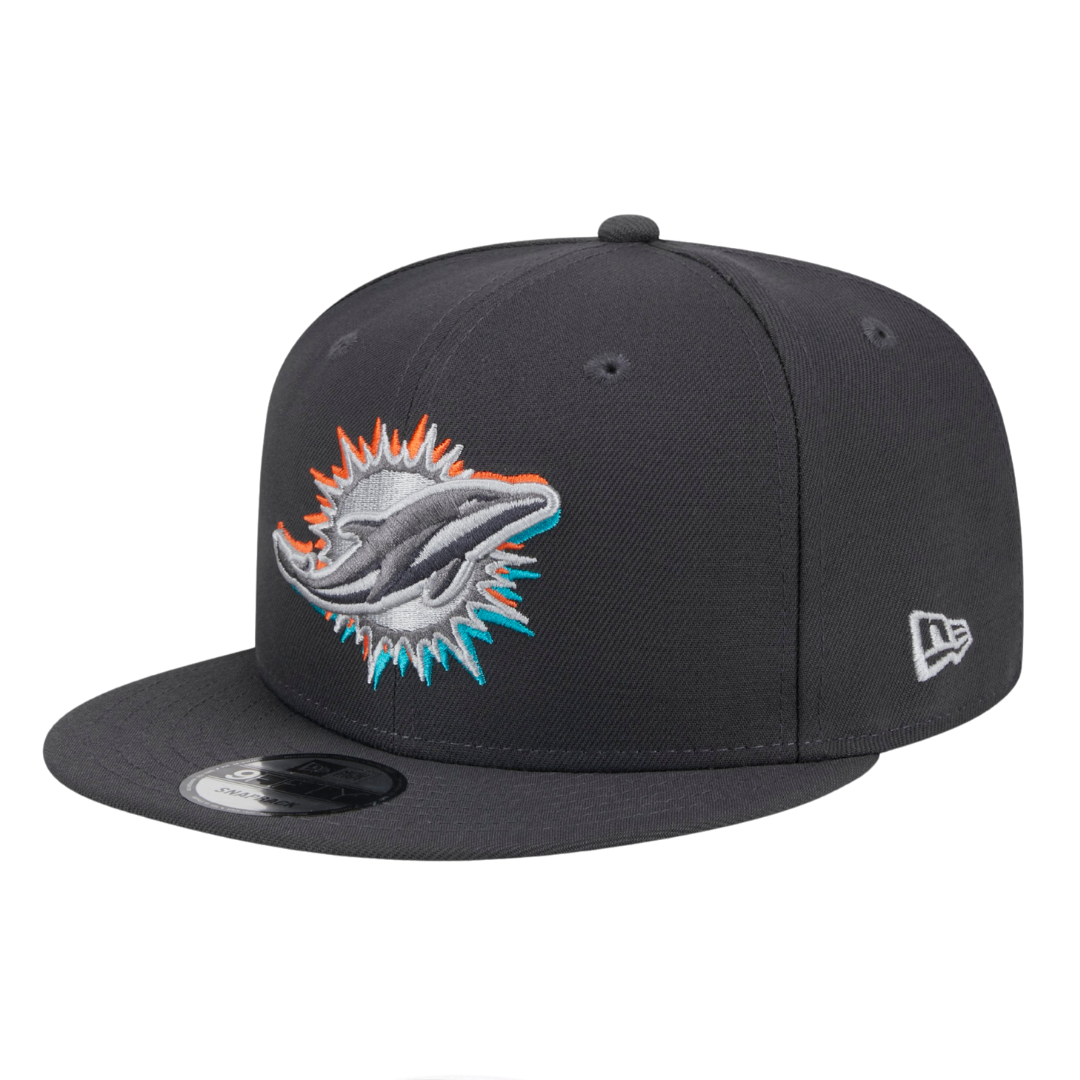 Miami Dolphins 2024 NFL Draft Grey 9FIFTY Snapback Hat