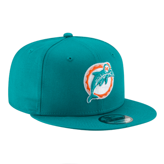 Miami Dolphins Throwback Basic 9FIFTY Snapback Hat