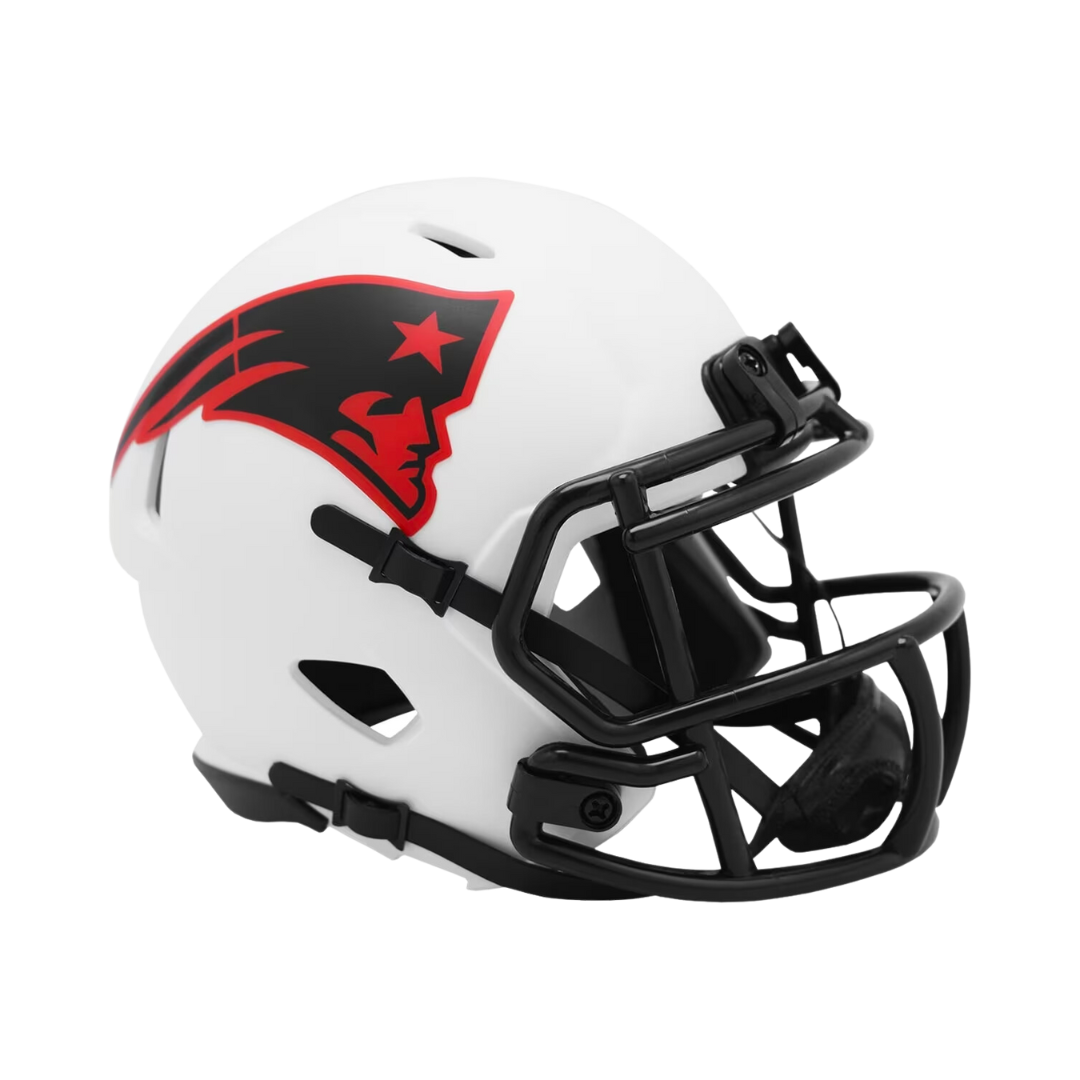 New England Patriots Lunar Eclipse Speed Riddell Mini Football Helmet