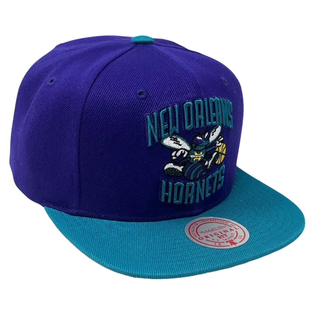 hornets mitchell and ness snapback