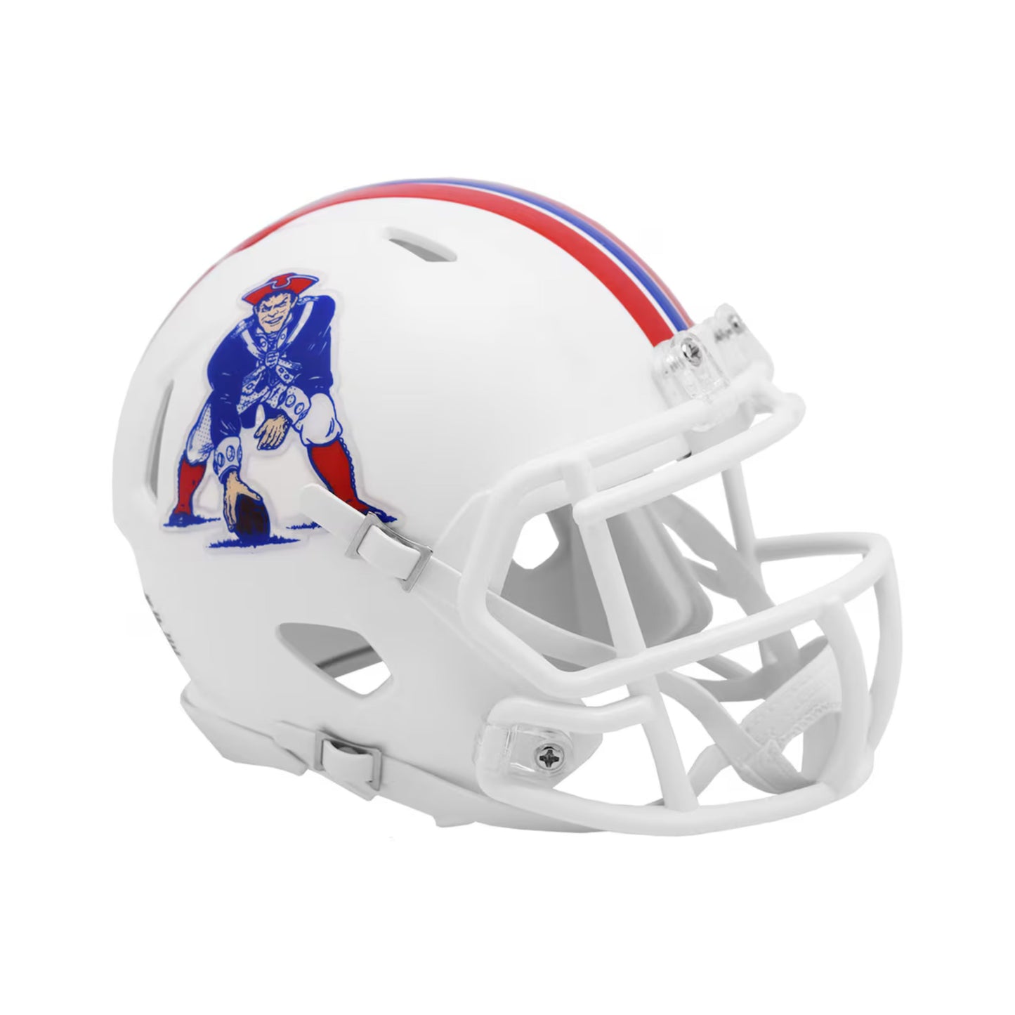New England Patriots Throwback Speed Riddell Mini Football Helmet