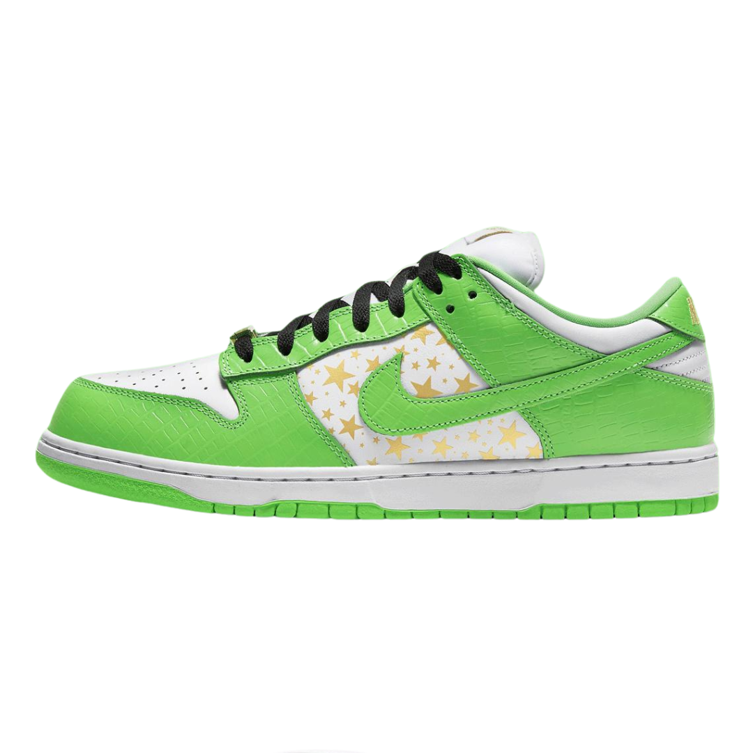 Nike SB Dunk Low "Supreme Stars Mean Green 2021"