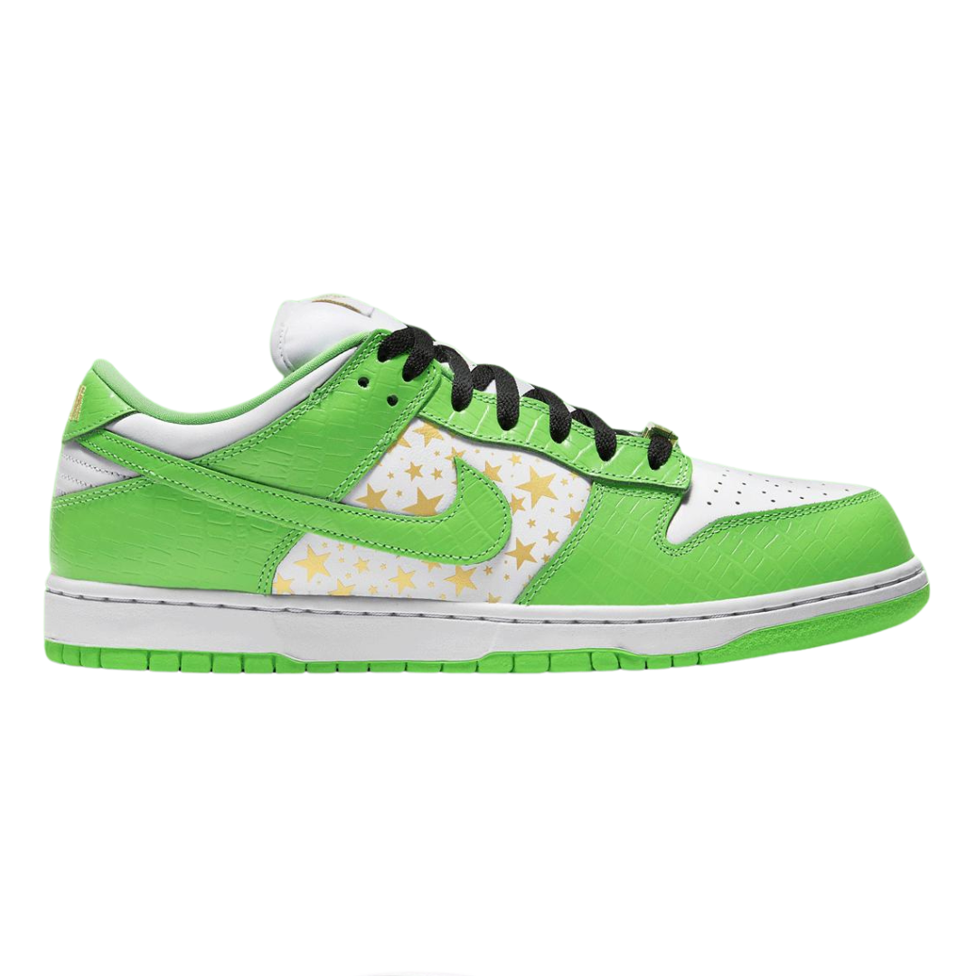 Nike SB Dunk Low "Supreme Stars Mean Green 2021"
