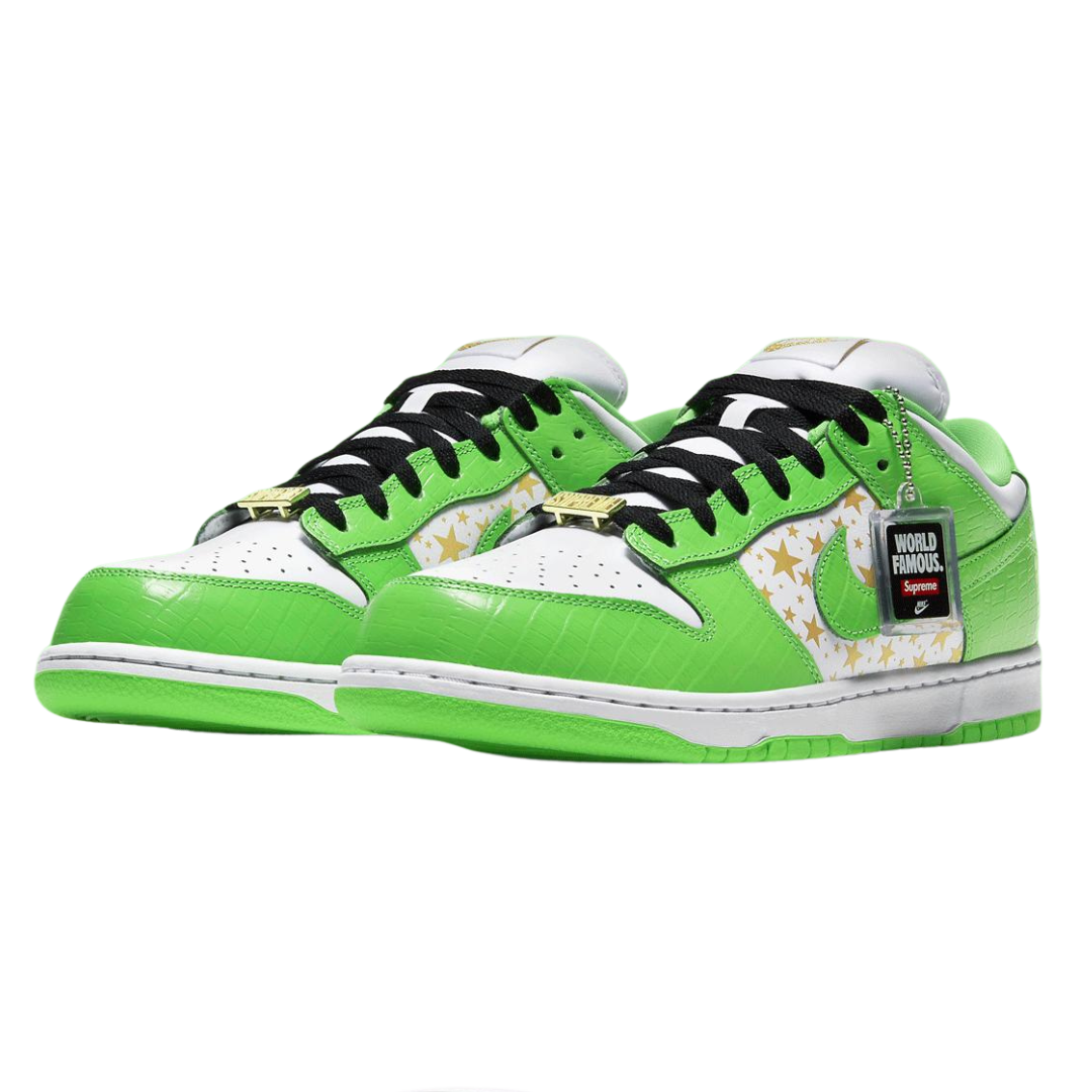 Nike SB Dunk Low "Supreme Stars Mean Green 2021"