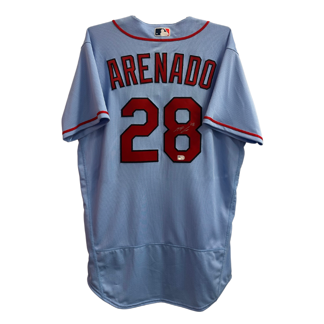 Nolan Arenado St Louis Cardinals Autographed Authentic Powder Blue Nike  Jersey - MLB COA