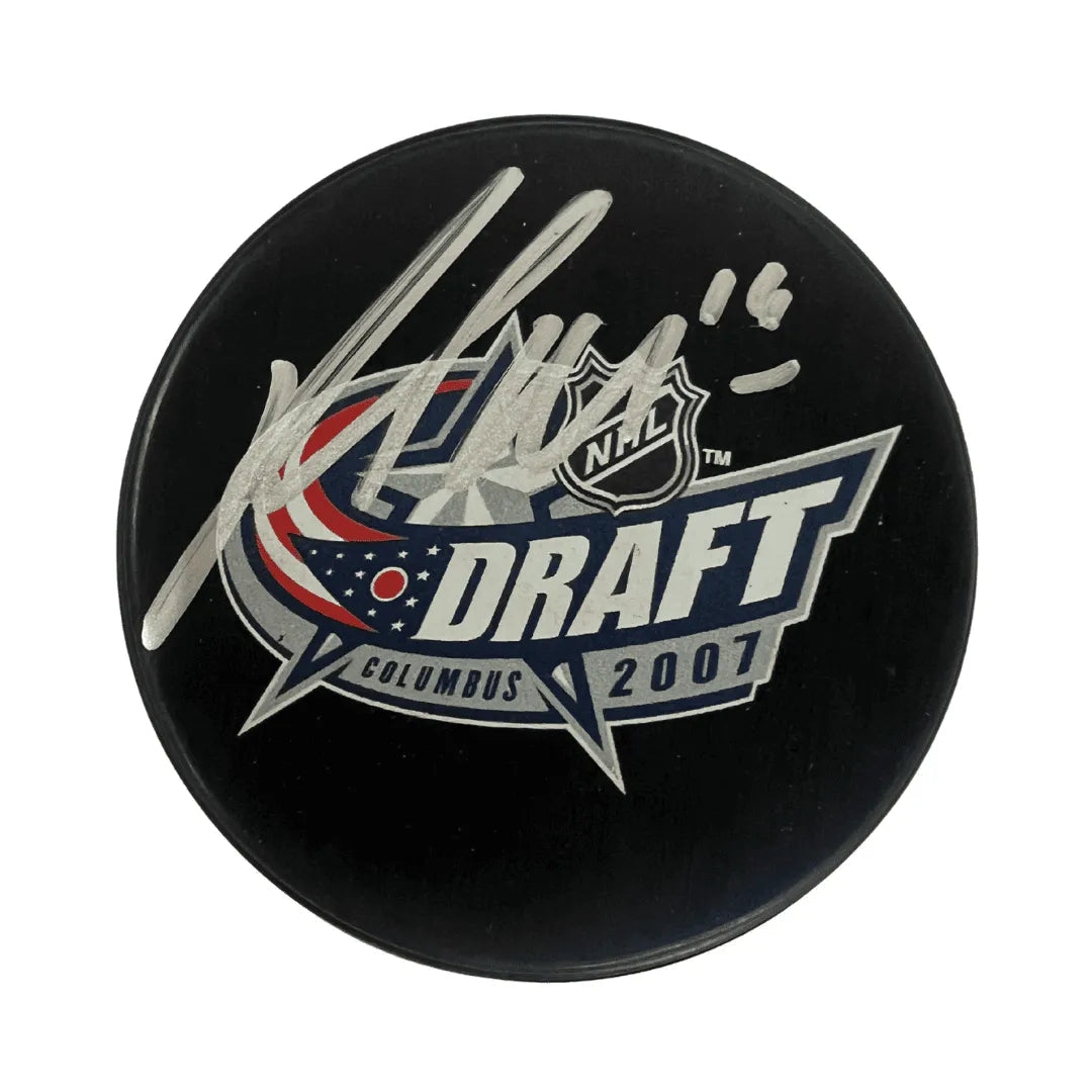 Pat Maroon St Louis Blues Autographed 2007 NHL Draft Puck - JSA COA