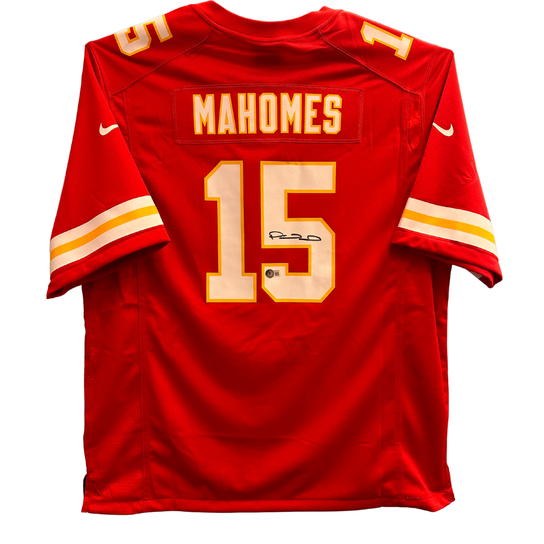 Patrick Mahomes Signed Kansas City Chiefs #15 Nike Super Bowl Lv Jersey  Beckett
