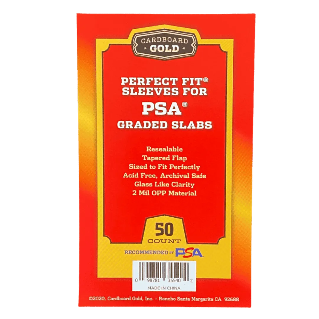 Perfect Fit Sleeves for PSA Graded Slabs - 50 Count