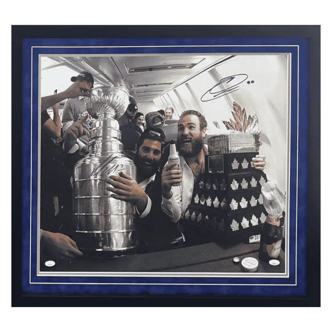 Ryan O Reilly & Pat Maroon St Louis Blues Dual Autographed Framed 20x24 Photo - JSA COA