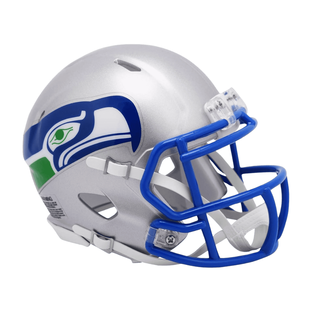 Seattle Seahawks 1983-2001 Throwback Speed Riddell Mini Football Helmet
