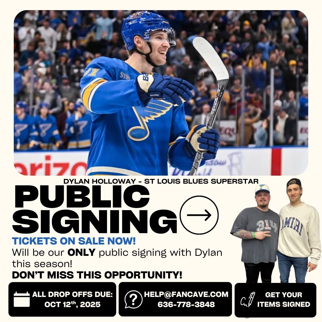 St Louis Blues PUBLIC SIGNING Autograph Tickets: Dylan Holloway