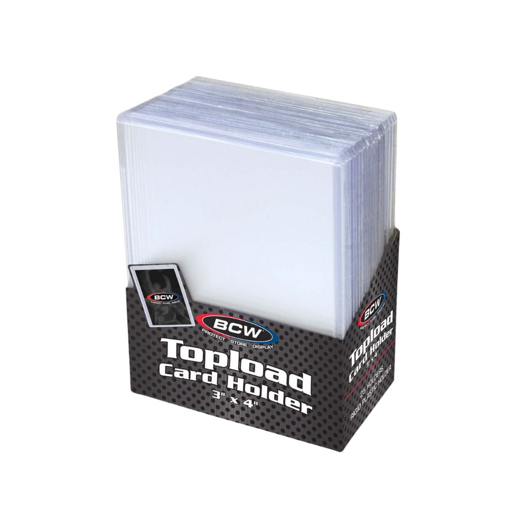 BCW Topload Trading Card 3X4 Holder - Standard - 25 Pack