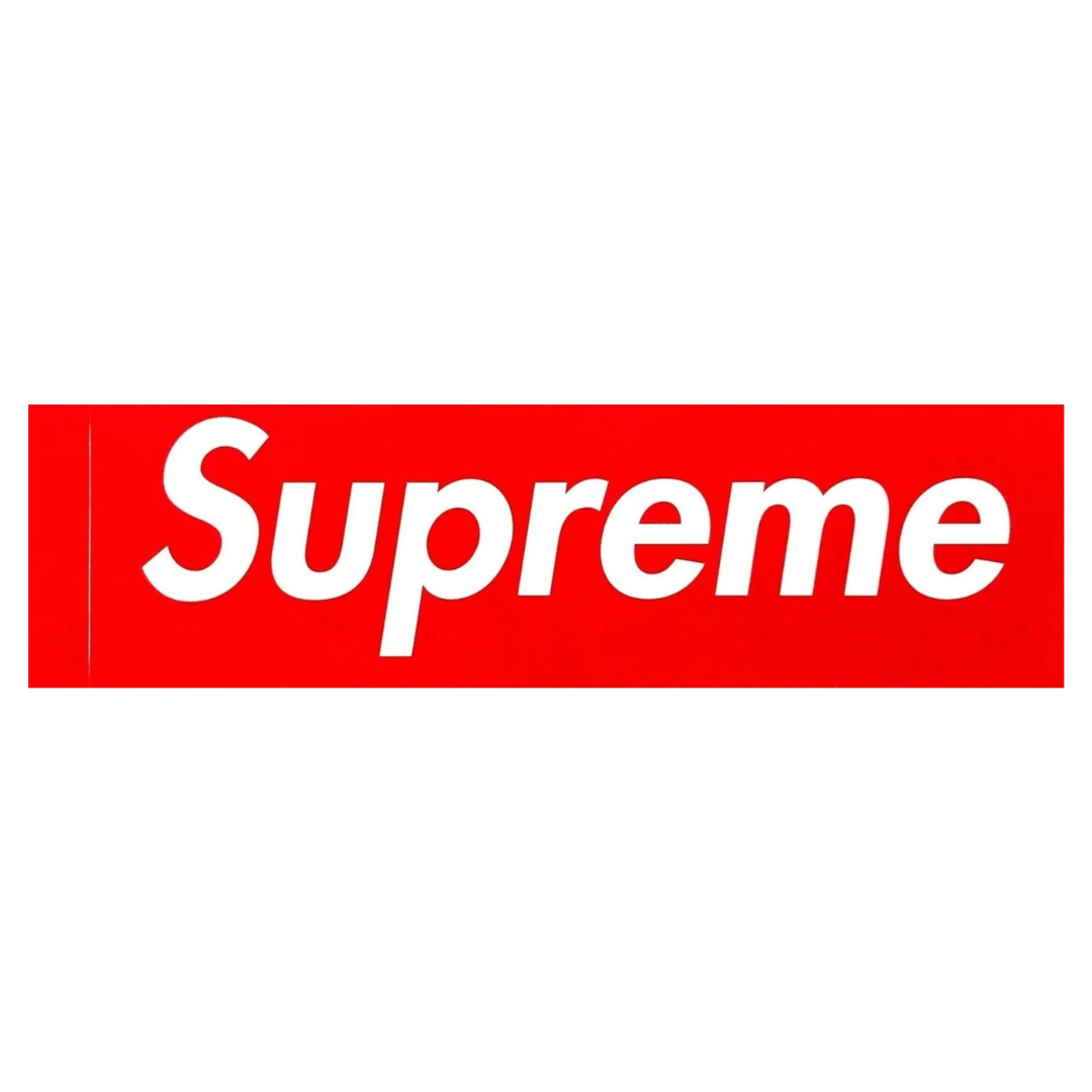 Supreme Box Logo Sticker Red
