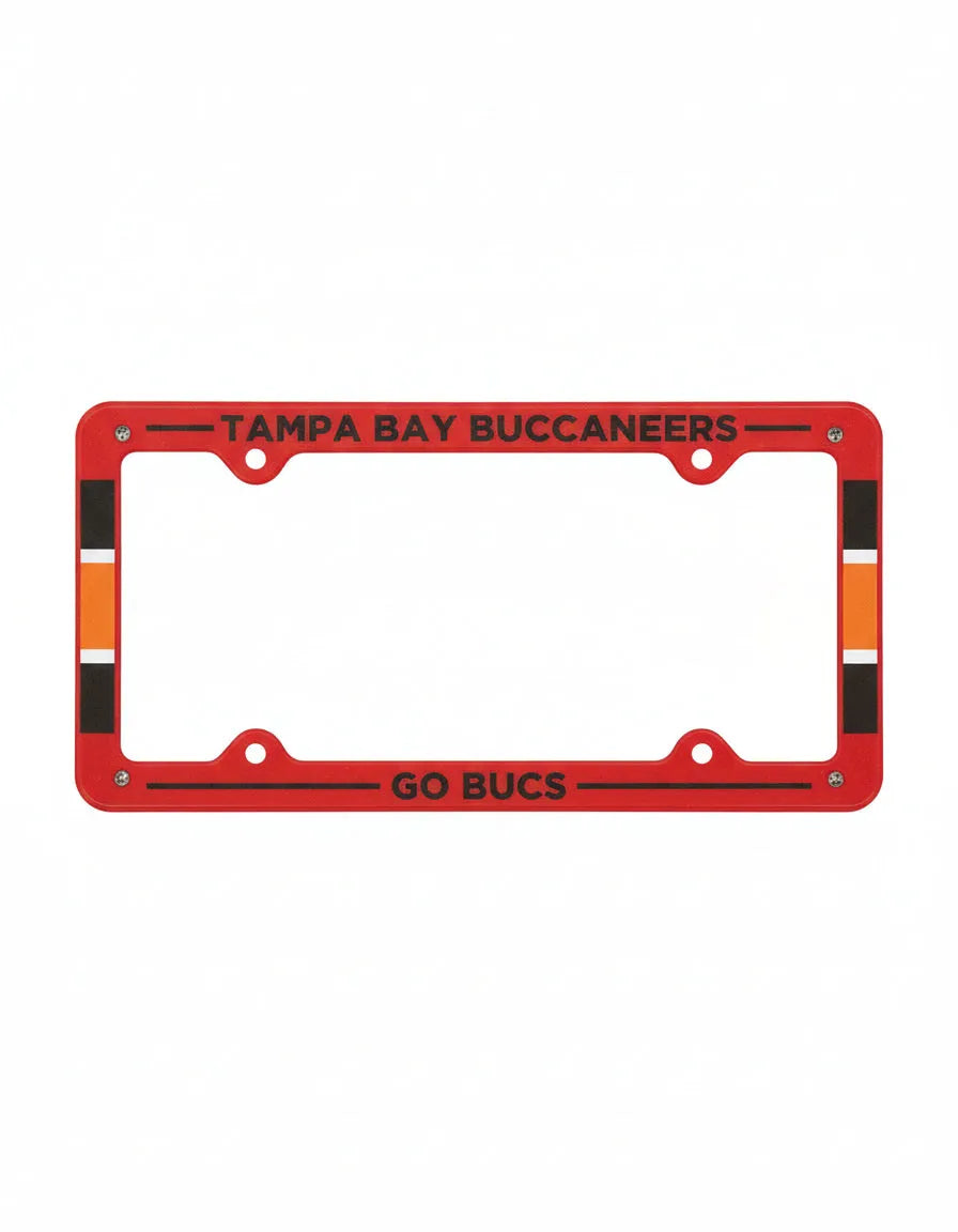 Tampa Bay Buccaneers Plastic License Plate Frame