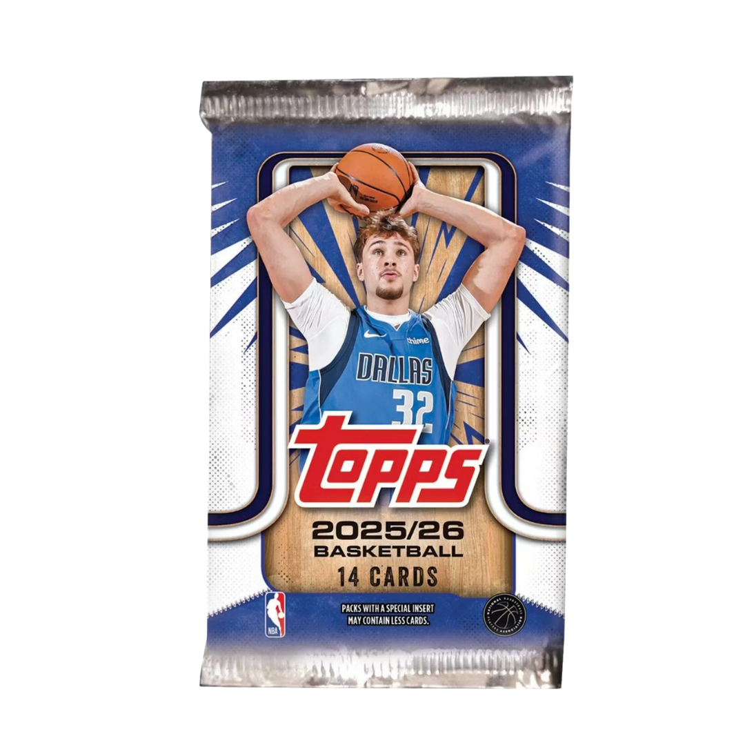 2025-26 Topps Basketball Single Pack - 14 Cards