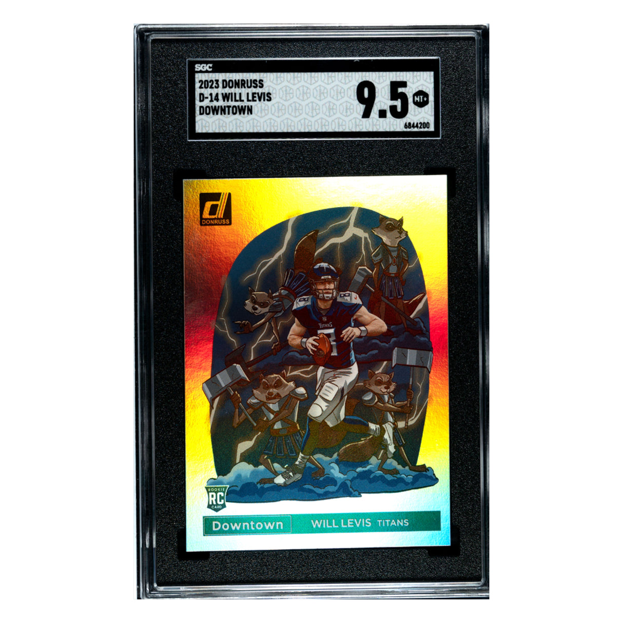 Will Levis SGC 9.5 2023 Panini Donruss Downtown Rookie RC Card #D-14