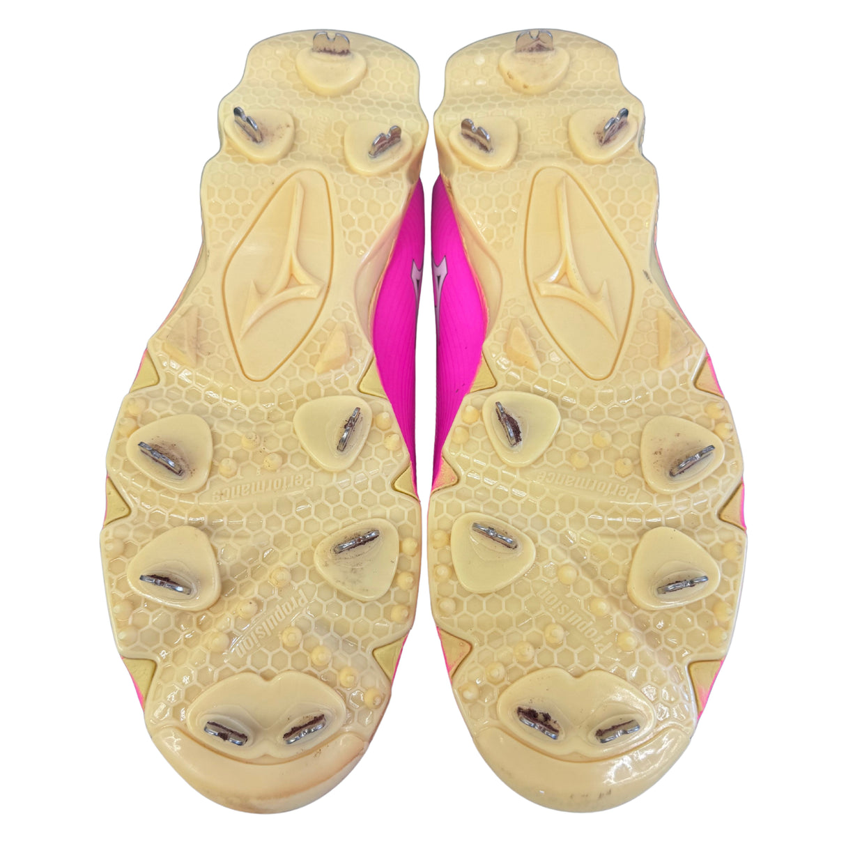 Alec Burleson St Louis Cardinals Autographed 2025 Game Used Mothers Day Cleats w/ Inscription - JSA COA