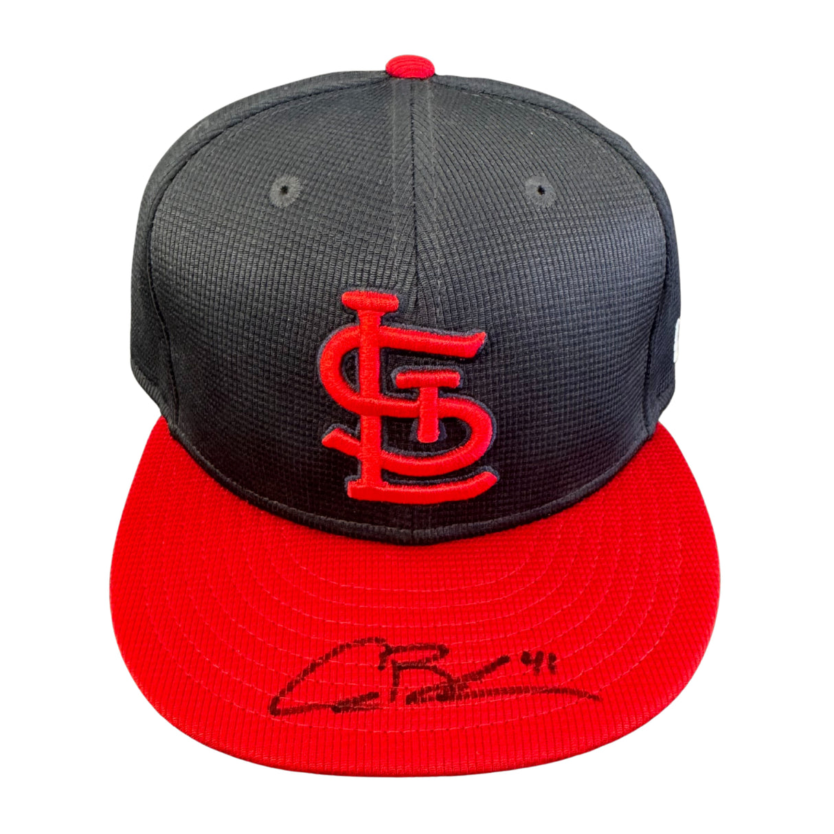 Alec Burleson St Louis Cardinals Autographed 2Tone STL Hat w/ Inscription - JSA COA