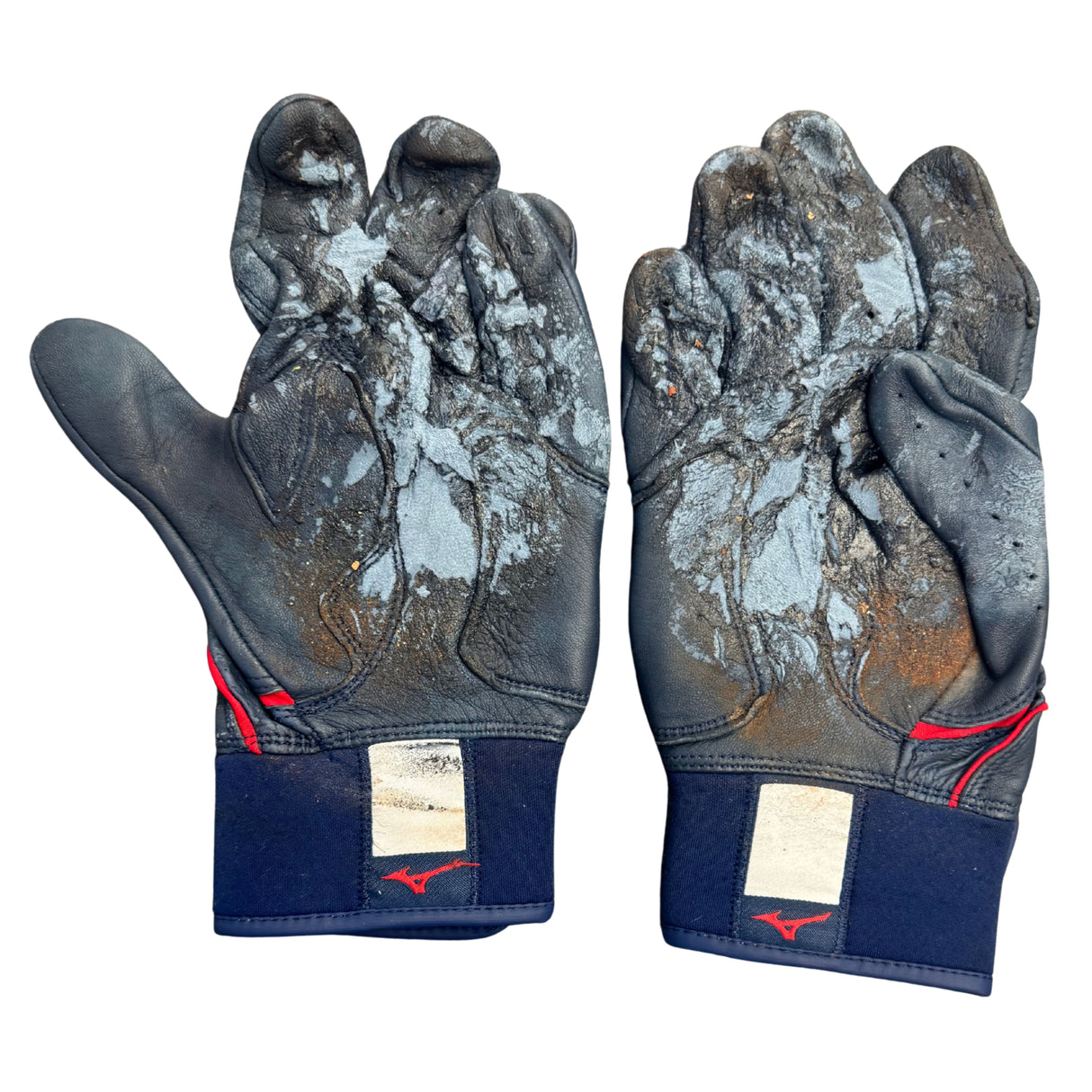 Alec Burleson St Louis Cardinals Autographed 2025 Game Used Navy Batting Gloves w/ Inscription - JSA COA