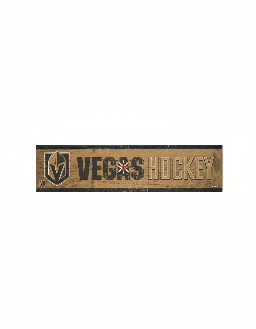 Vegas Golden Knights Wooden Magnet 1.5" x 6"