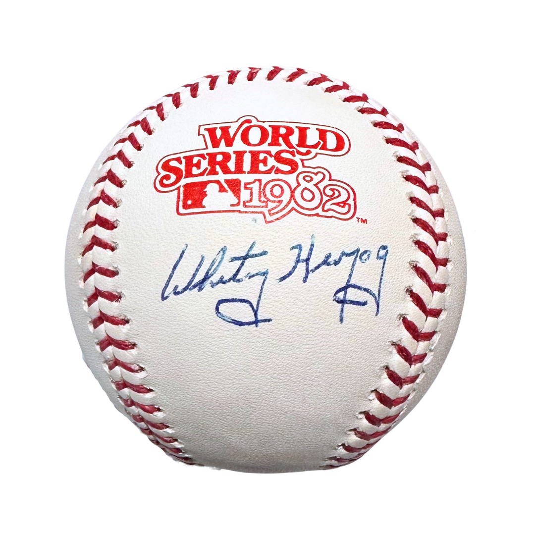 Whitey Herzog St Louis Cardinals Autographed 1982 World Series Baseball - JSA COA