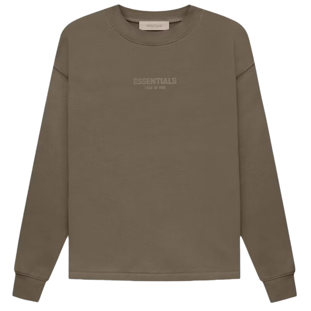 Fear of God Essentials Pullover Relaxed Crewneck - Wood