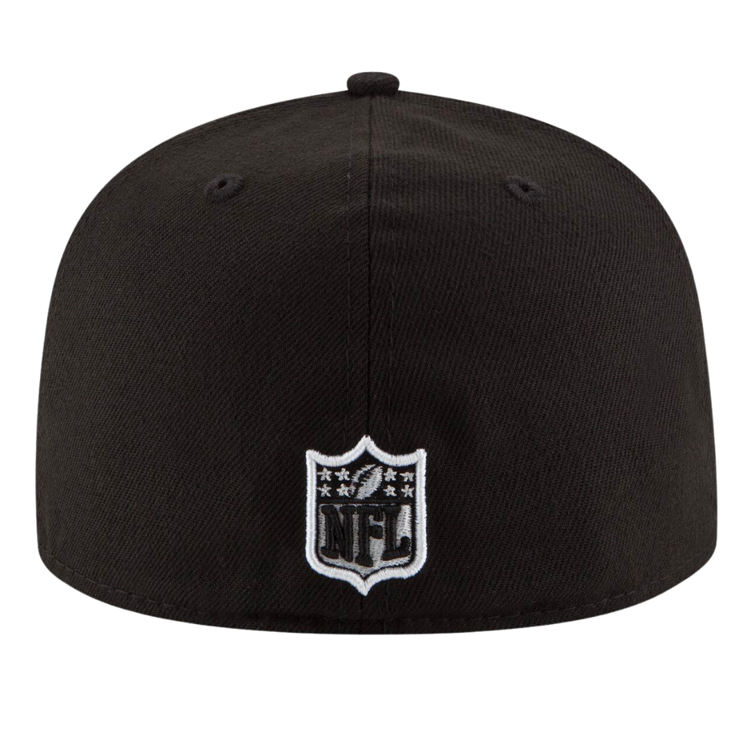 Buffalo Bills Black & White Logo New Era 59FIFTY Fitted Hat