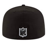 Buffalo Bills Black & White Logo New Era 59FIFTY Fitted Hat