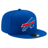 Buffalo Bills Majestic Blue Main New Era Royal 59FIFTY Fitted Hat