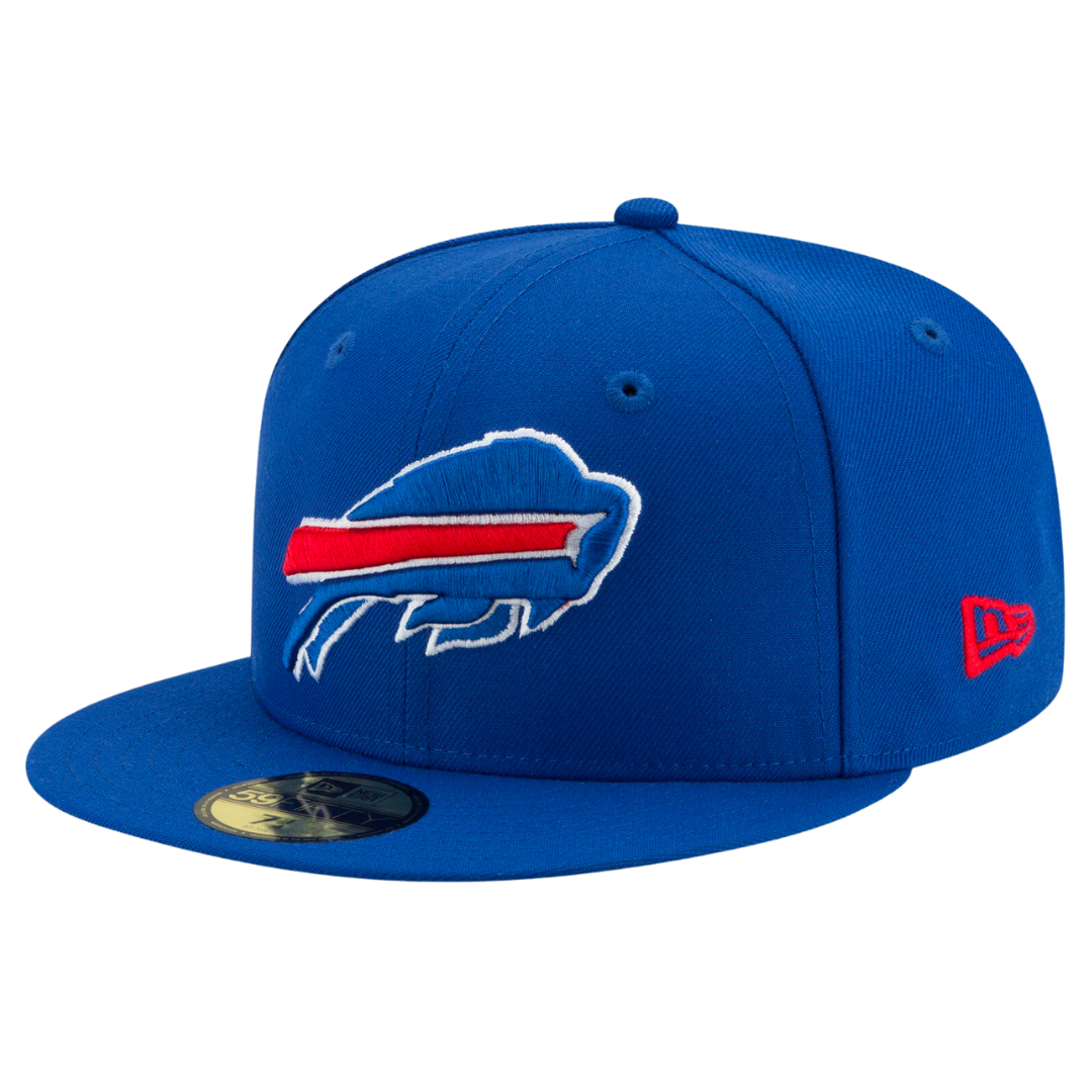 Buffalo Bills Majestic Blue Main New Era Royal 59FIFTY Fitted Hat