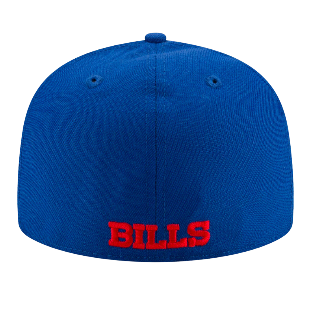 Buffalo Bills Majestic Blue Main New Era Royal 59FIFTY Fitted Hat