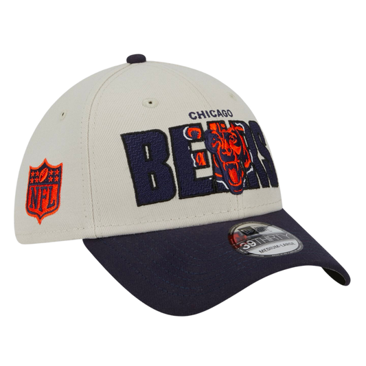 Chicago Bears 2023 Draft Stone 39THIRTY Flex Hat