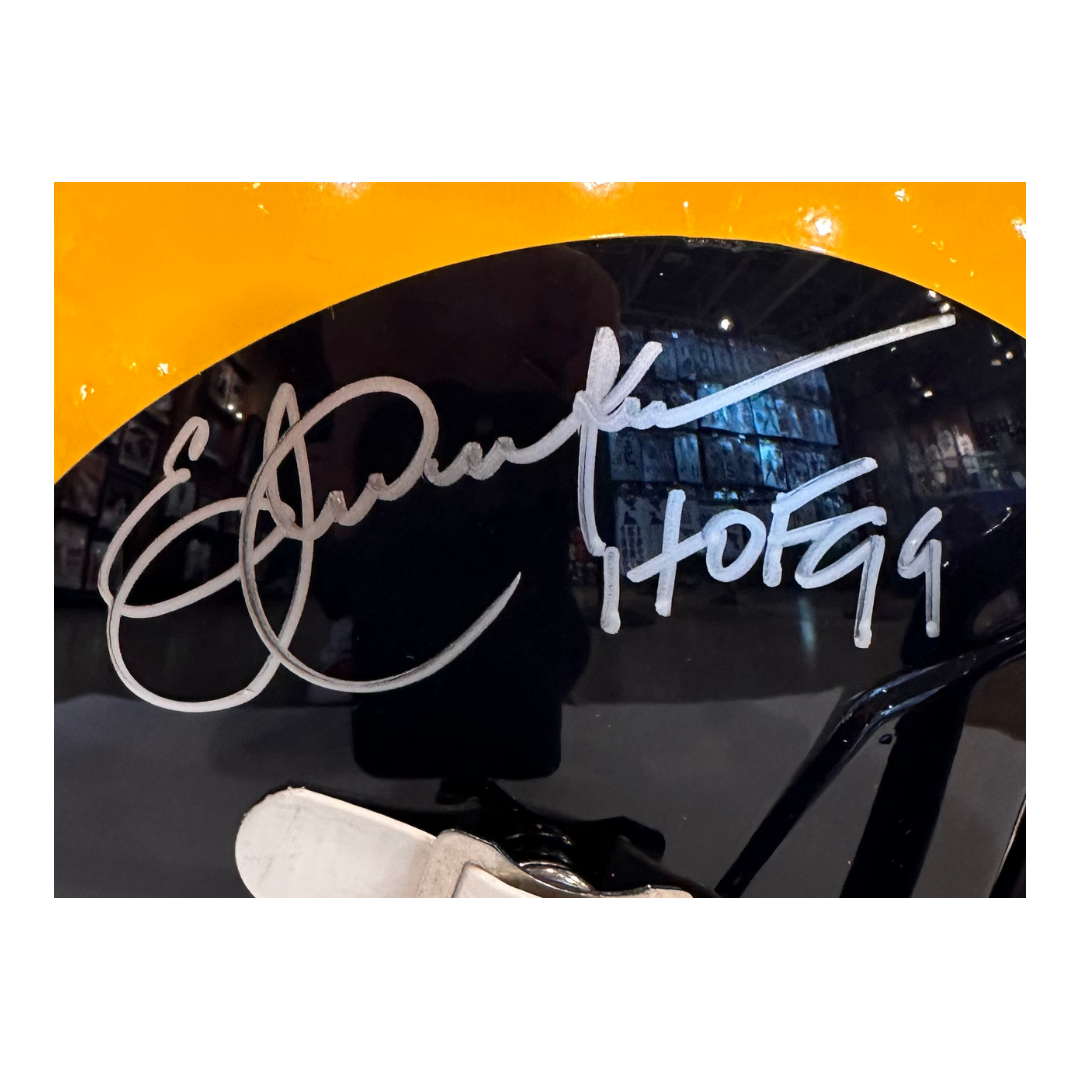 Eric Dickerson Rams Autographed Full Size Speed Replica Helmet w/ Inscription - JSA COA