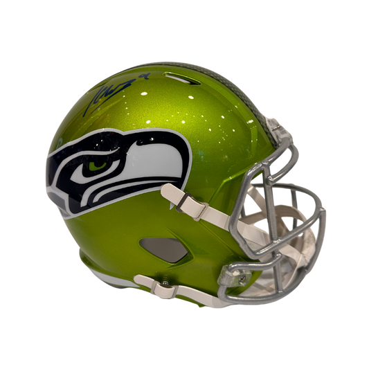 Kenneth Walker Seattle Seahawks Autographed Full Size Flash Speed Rep Helmet - Beckett COA