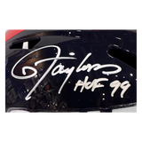 Lawrence Taylor New York Giants Autographed Full Size 1981-1999 Throwback Speed Replica Helmet w/ Inscription - JSA COA