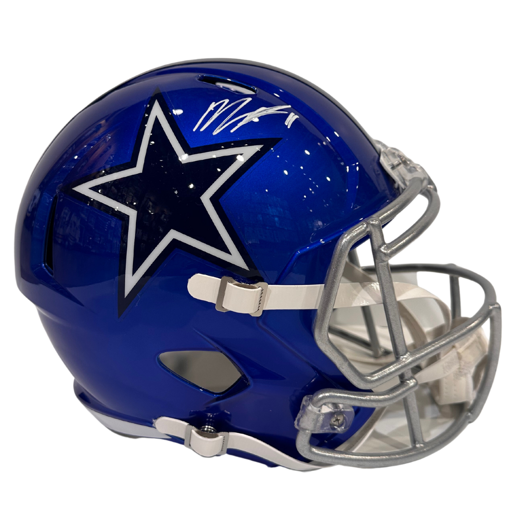Micah Parsons Dallas Cowboys Autographed Full Size Flash Speed Replica Helmet - Fanatics COA