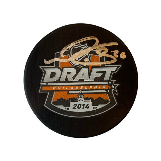 Nathan Walker St Louis Blues Autographed 2014 NHL Draft Puck - Fan Cave COA