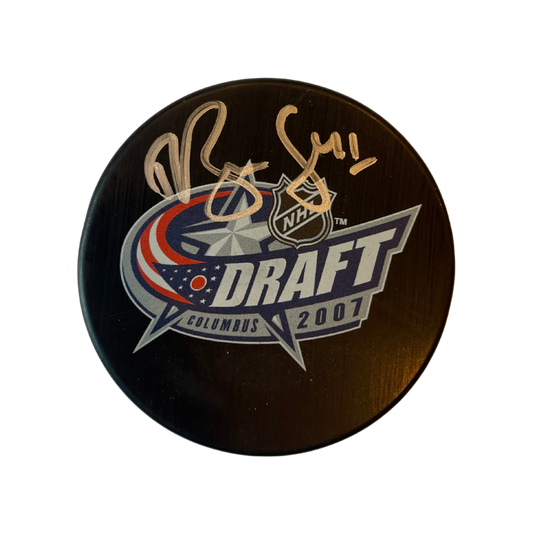 Robert Bortuzzo St Louis Blues Autographed 2007 NHL Draft Puck - Fan Cave COA