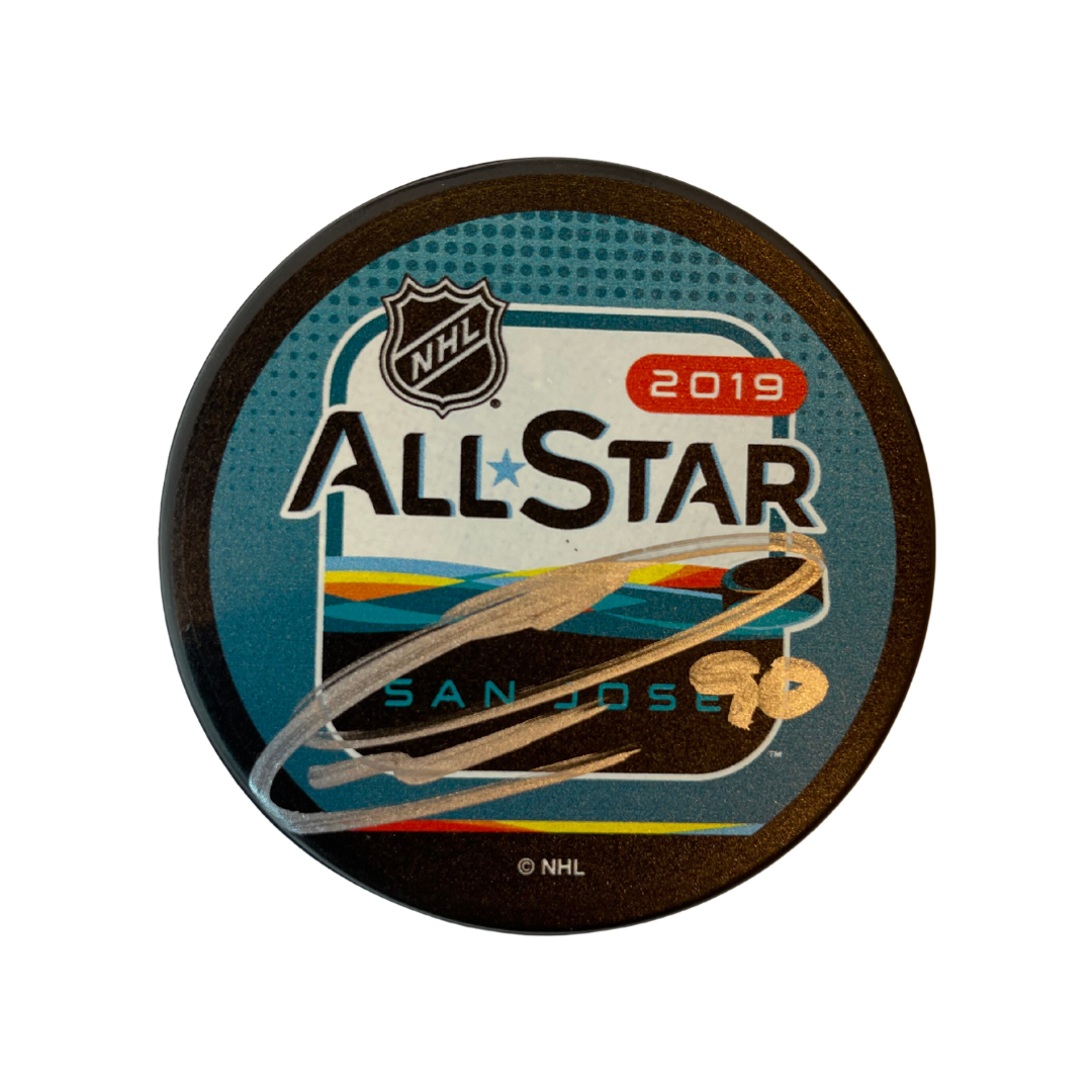Ryan O'Reilly St Louis Blues Autographed 2019 All Star Game Logo Puck - JSA COA